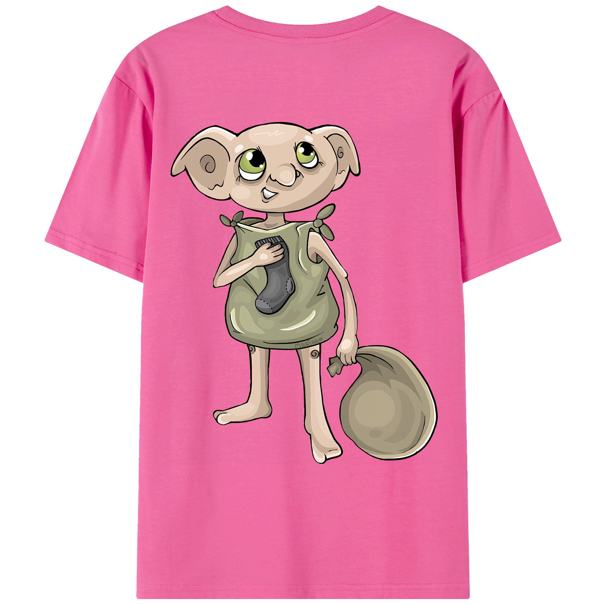 （画像用） Harry Potter ハリー・ポッターシリーズ レディース半袖Tシャツ(バックプリント)